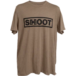 Hornady Men's Shoot Tri-Blend T-Shirt, Size XL (Brown)