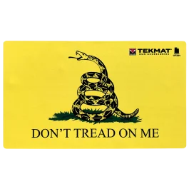 TekMat Don't Tread on Me Door Mat Black/Yellow