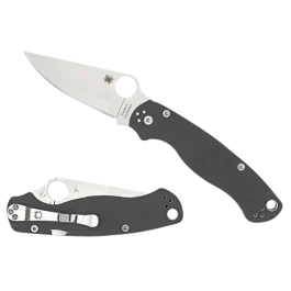 Spyderco Para Military 2 Maxamet Steel Dark Gray Handle