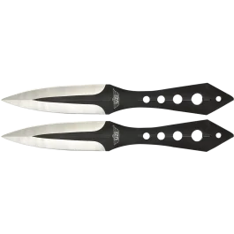 Uzi Accessories 2-Piece Stainless Steel Throwing Knives