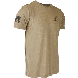 Glock Men's 2nd Amendement Logo T-Shirt, Size 3XL (Olive)