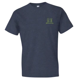 Hornady Men's H-Stamp Logo T-Shirt, Size XL (Indigo)