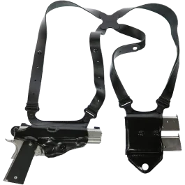 Galco Miami Classic Ii Shoulder System Black Full Grain Leather