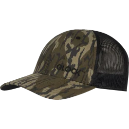 Glock Bottomland Camo OSFA Canvas Mesh Snapback Hat