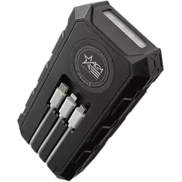AGM Global Vision Solar Power Bank Black 30000mAh