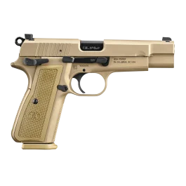 FN High Power 9mm 4.7 Barrel 17rd Pistol w/Zippered Ballistic Range Bag (FDE) 66101069