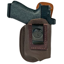 1791 Gunleather Brown Leather IWB Holster with Red Dot Sight