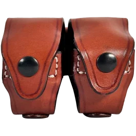 1791 Gunleather Brown Steerhide Revolver Speed Loader Carrier