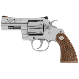 Colt Python 357 Magnum 2.5 Stainless Steel Revolver with Adjustable Walnut Medallion Grip