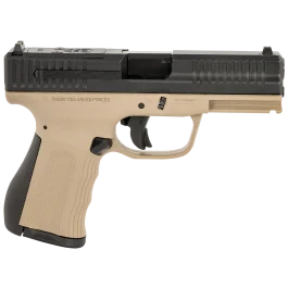 FMK Firearms G3 9mm 4 14+1 FDE Polymer Black Backstrap
