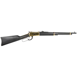 Heritage 92 Lever Action Rifle .357 Mag/.38 Spl 8rd Capacity 18' PVD Gold Barrel Wood Stock