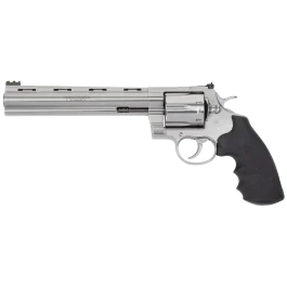 Anaconda 44 Magnum 8 Stainless Steel Revolver with Adjustable Green Rubber Sight