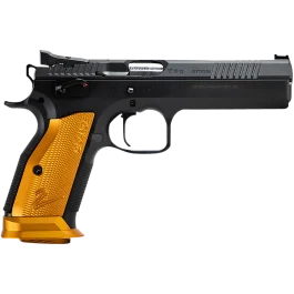 CZ TS 2 9mm Luger 5.28 20+1 Black Polycoat Orange Grip