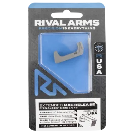 Rival Arms Aluminum Extended Magazine Release for Glock 43X/48