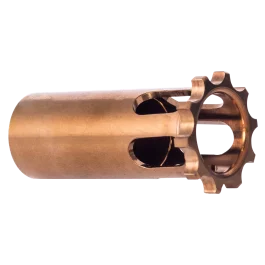 Rugged Suppressor Stainless Steel Piston 1/2x28 Copper Finish