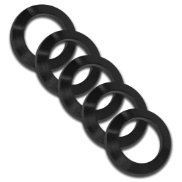 GrovTec US Inc 308 Cal Black Nitride Crush Washer 5 Pack