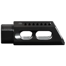 Yankee Hill Slant Muzzle Brake 1/2-28 Black Steel 5.56mm
