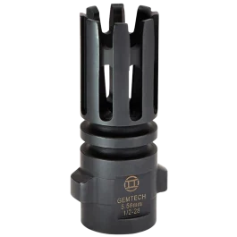 Gemtech Quickmount Flash Hider Steel 5.56 NATO 1/2x28 Black