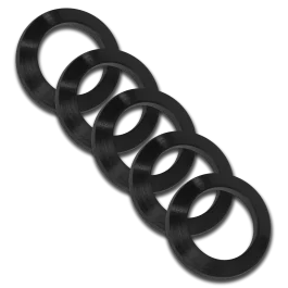 GrovTec US Inc .223 Crush Washers 5 Pack Black Nitride Steel