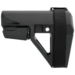 SB Tactical SBA5 Black Adjustable Brace with QD Sling Socket