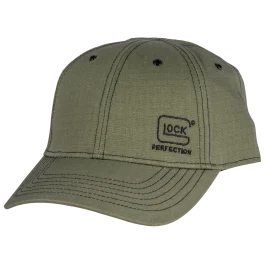 Glock 1986 Ripstop Hat, Velcro Adjustable (Olive Green)