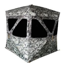 Muddy Infinity 3 Person Ground Blind with SHADOW MESH Veil Camo
