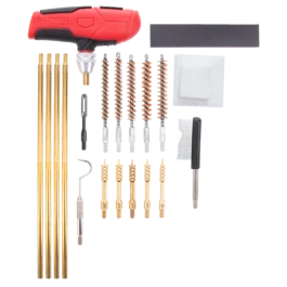 Birchwood Casey Universal Rifle Cleaning Kit 21 Pieces Black Red