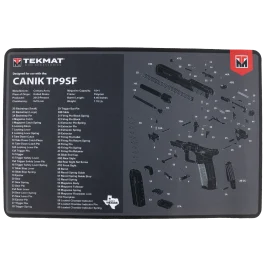 TekMat Canik TP9SF Cleaning Mat Black Gray