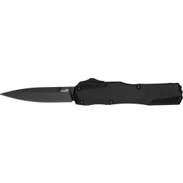 Kershaw Livewire Black DLC Spear Point OTF Auto Knife
