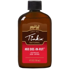 Tinks DoeInRut 69 Deer Attractant Doe Estrus Scent 4 oz Bottle