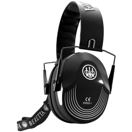 Beretta Safety Pro Earmuffs 25 dB NRR Black Ergonomic Design