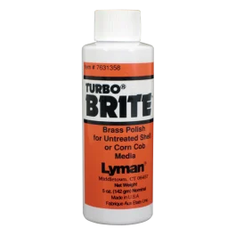 Lyman Turbo Brite Brass Polish 4oz Multi-Caliber Cleaner