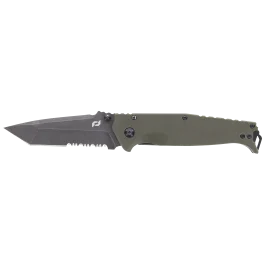 Schrade Melee 3.50 Tanto Blade OD Green Handle Knife