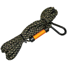 HME Black Carabiner Hoist Rope Maxx 25ft for Heavy Lifting