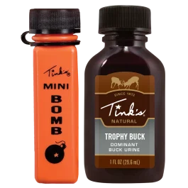 Tinks Trophy Buck Deer Attractant with Mini Bomb 1 oz