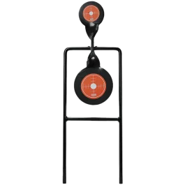 Champion Centerfire Double Gong Spinner Target Black/Orange