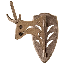 Skull Hooker Little Hooker Robust Brown Steel Trophy Mount