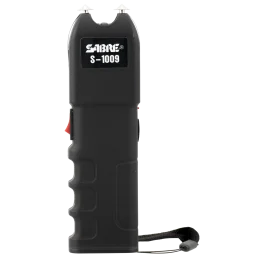 Sabre Tactical Stun Gun Flashlight Black 1.25 uC Protection