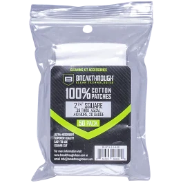 Breakthrough Clean Cotton Gun Cleaning Patches 50 Pack