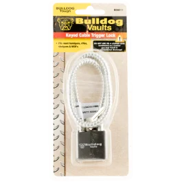 Bulldog Universal Keyed Trigger Lock Cable 15 for Firearm Safety