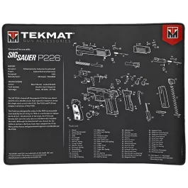 TekMat Ultra 20 Sig Sauer P226 Cleaning Mat Black White