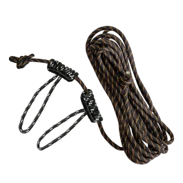 Muddy SafeLine 30' Reflective Black Orange Nylon Rope