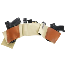 Galco UnderWraps 2.0 XL Khaki Leather/Nylon Belly Band