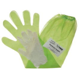 HME Lime Green Game Cleaning Gloves Shoulder Length Form Fitting