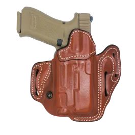 DeSantis Vengeance Scabbard Tan Leather Holster for Glock 19