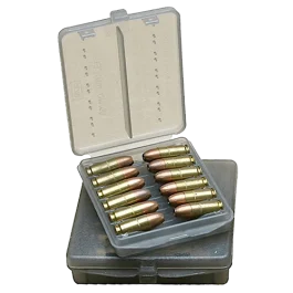 MTM Ammo-Wallet Clear Smoke Textured Polymer Holder