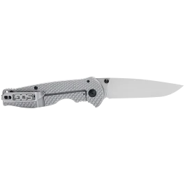 SOG Flash FL Folding Knife with Silver Handle and Satin Blade