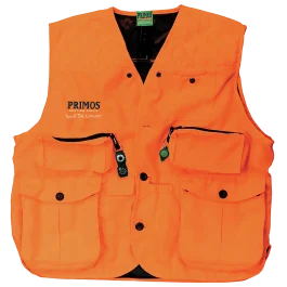 Primos GunHunters Vest Medium Blaze Orange with Compass LED Light