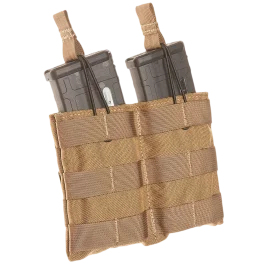 Tacshield Speed Load Double Rifle Mag Pouch Coyote 1000D Nylon