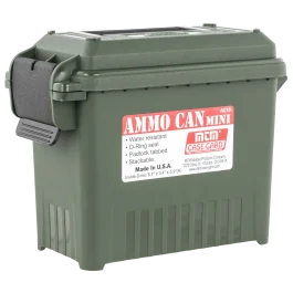 MTM CaseGard Mini Ammo Can Forest Green Polypropylene